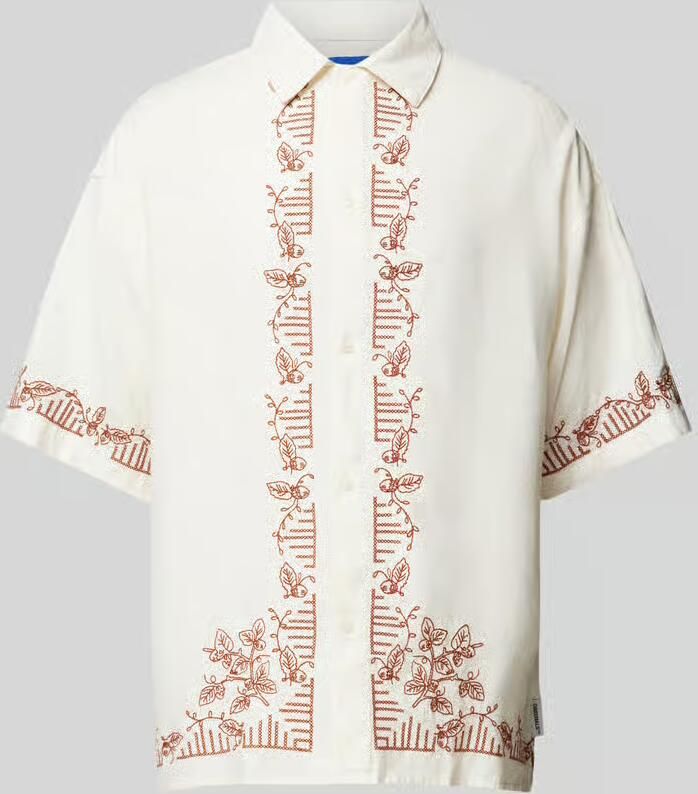 Jack & jones Vrijetijdsoverhemd van een mix van linnen en viscose model 'ORMILOS' - Foto 3
