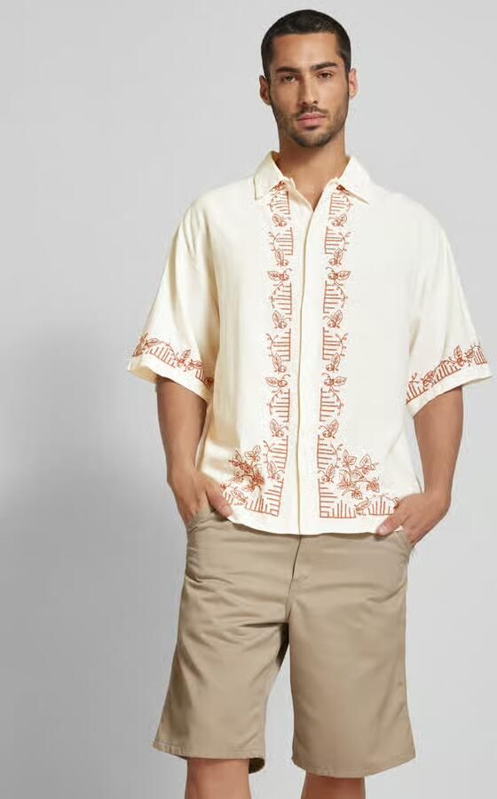 Jack & jones Vrijetijdsoverhemd van een mix van linnen en viscose model 'ORMILOS' - Foto 4