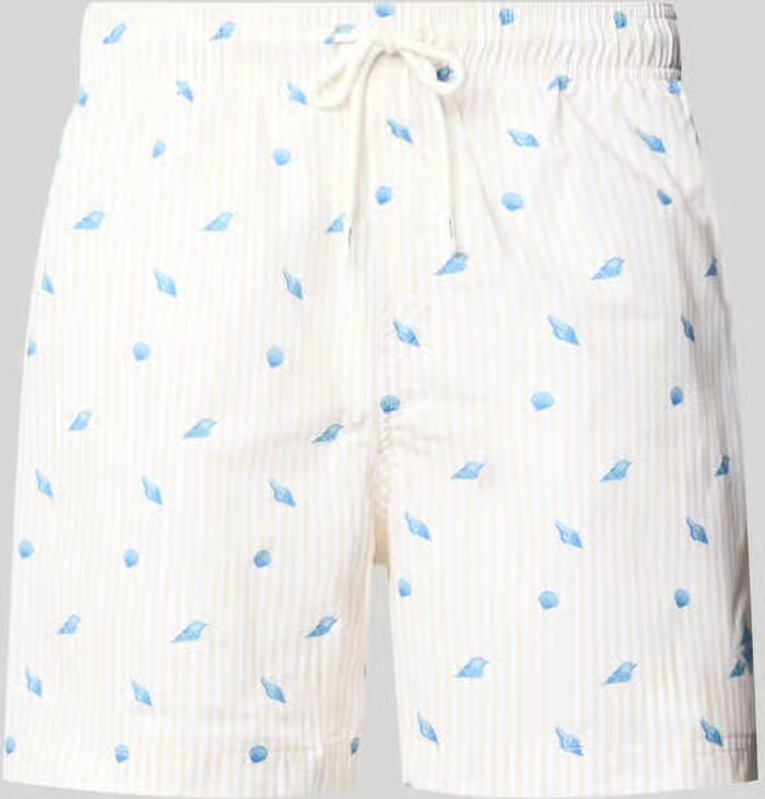 JACK & JONES PANTS STUDIO zwemshort JPSTMAUI BREEZE ecru lichtgeel - Foto 4