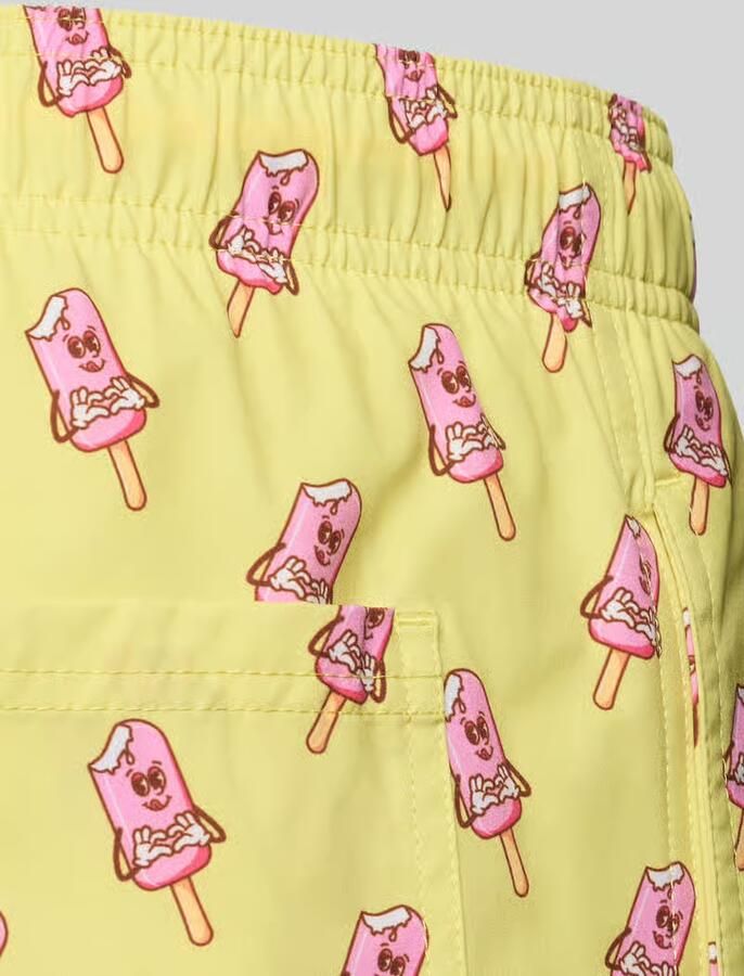 Jack & jones Zwembroek in all-over look model 'MAUI VIBES NOVELTY' - Foto 4