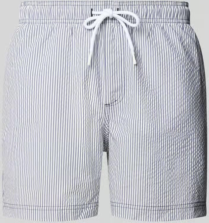 Jack & jones Zwembroek van seersucker met elastische band model 'MAUI OCEAN' - Foto 2