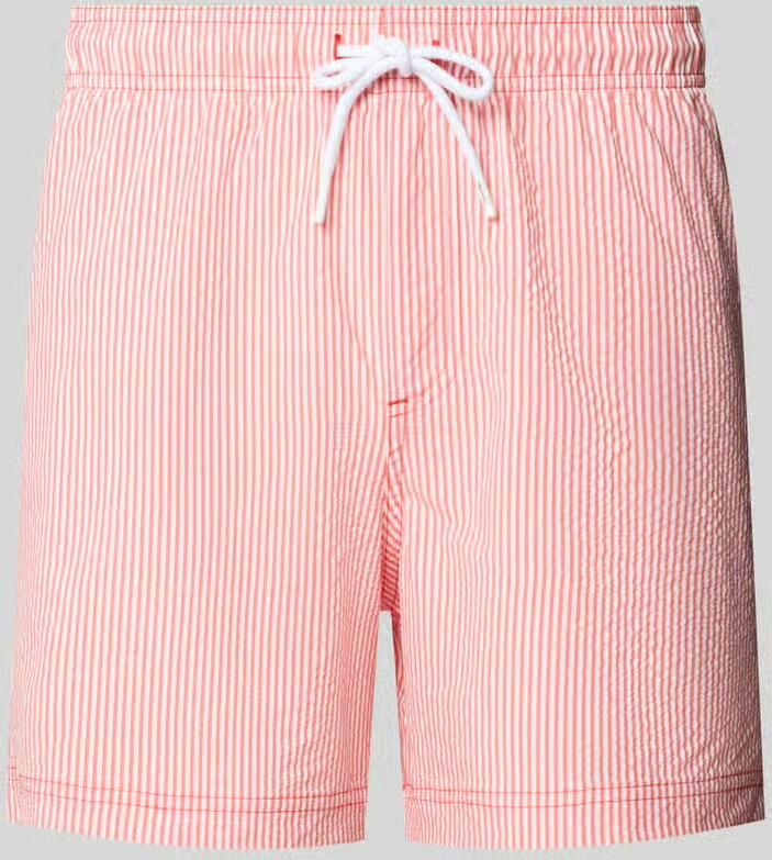 Jack & jones Zwembroek van seersucker met elastische band model 'MAUI OCEAN' - Foto 2