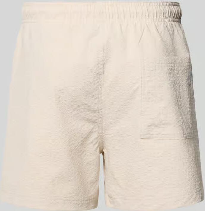 Jack & jones Zwembroek van seersucker met elastische band model 'MAUI OCEAN'