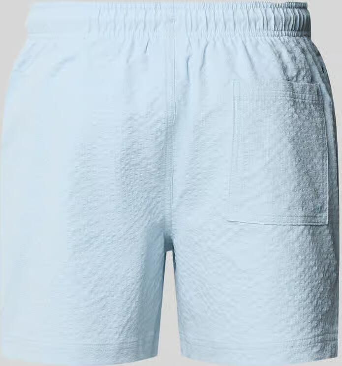 Jack & jones Zwembroek van seersucker met elastische band model 'MAUI OCEAN' - Foto 4