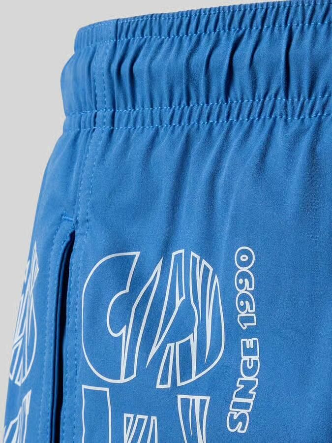 JACK & JONES PANTS STUDIO zwemshort JPSTMAUI WAVE met logo blauw - Foto 4