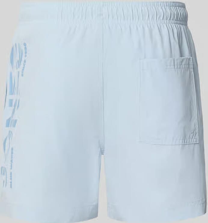 JACK & JONES PANTS STUDIO zwemshort JPSTMAUI WAVE met logo lichtblauw - Foto 2