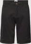 JACK & JONES JEANS INTELLIGENCE regular fit chino short Bowie zwart - Thumbnail 1
