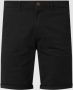 JACK & JONES JEANS INTELLIGENCE regular fit chino short Bowie zwart - Thumbnail 1