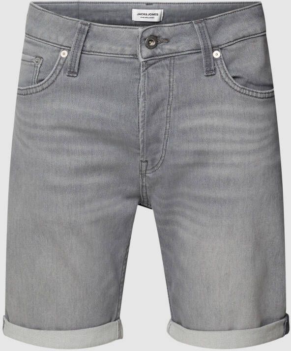 jack & jones Korte jeans met labelpatch model 'RICK'