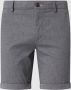 JACK & JONES PANTS STUDIO gemêleerde regular fit short JPSTFURY drizzle - Thumbnail 2