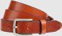 Jack & jones Riem Jack &amp Jones 12111066 JJILEE LEATHER BELT NOOS MOCHA BISQUE - Thumbnail 2