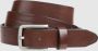 Jack & jones Riem Jack &amp Jones 12111066 JJILEE LEATHER BELT NOOS BLACK COFFEE - Thumbnail 3