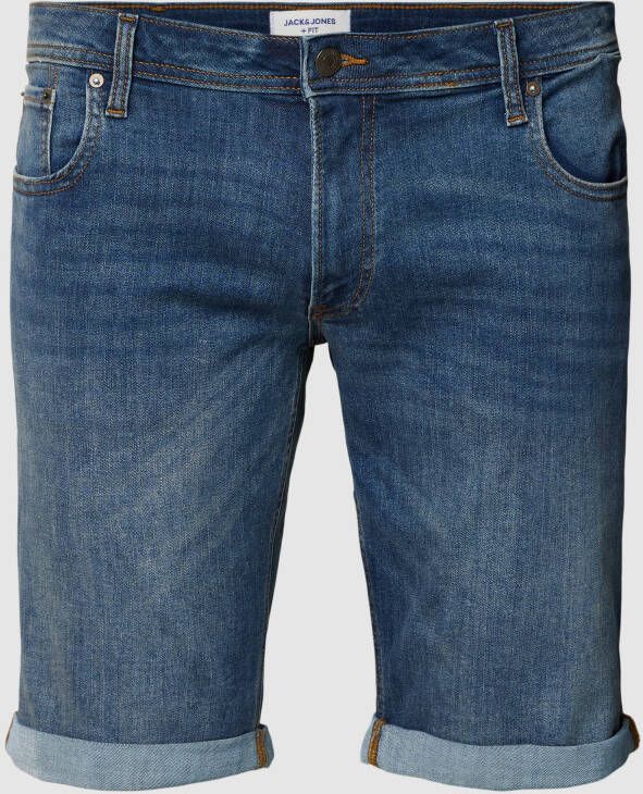 Jack & Jones Plus Korte PLUS SIZE jeans in 5-pocketmodel model 'RICK'