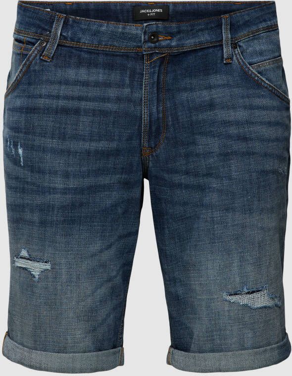 Jack & Jones Plus Korte PLUS SIZE relaxed fit jeans in 5-pocketmodel