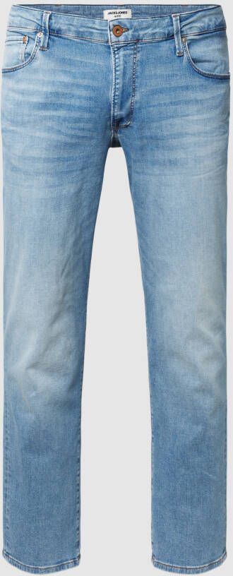 Jack & Jones Plus SIZE jeans met labelpatch model 'GLENN'