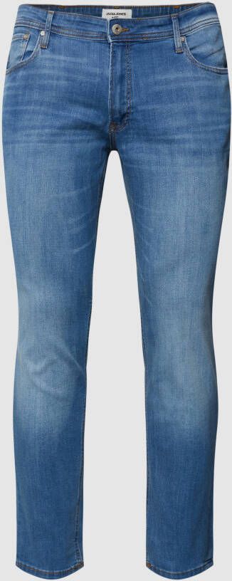 Jack & Jones Plus SIZE jeans met labelpatch model 'GLENN'