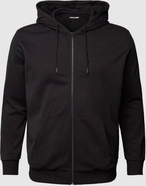 Jack & Jones Plus SIZE sweatjack met capuchon model 'BASIC'
