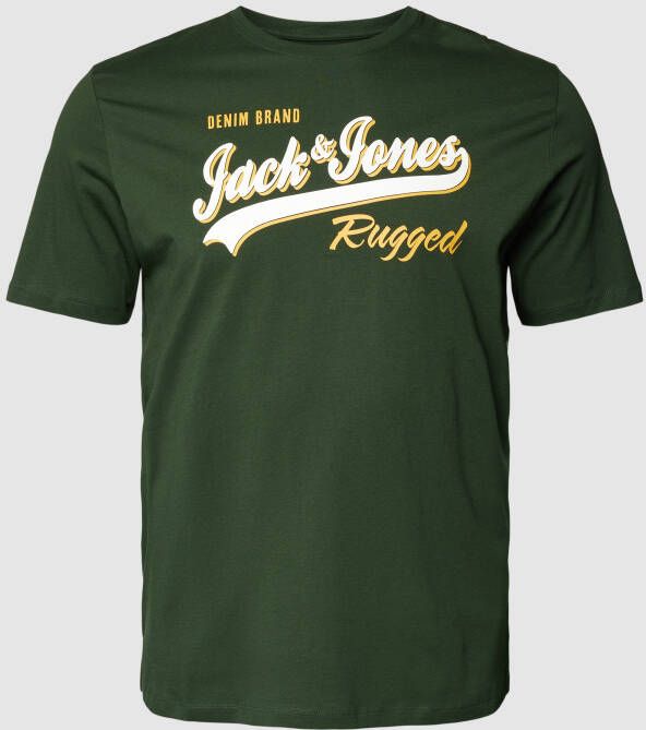 Jack & Jones PlusSize Shirt met ronde hals JJELOGO TEE SS O-NECK 2 COL 23 24 PLS