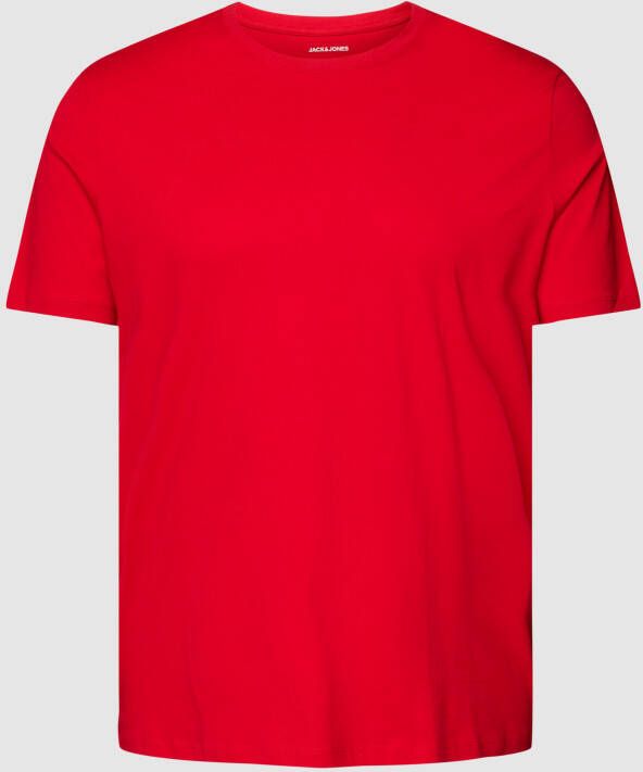Jack & Jones Plus SIZE T-shirt met labeldetail model 'Organic'