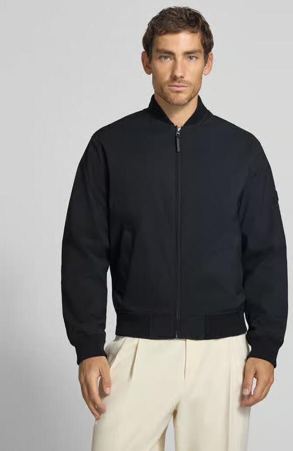 JACK & JONES Premium Bomberjack met ritssluiting en steekzakken - Foto 2