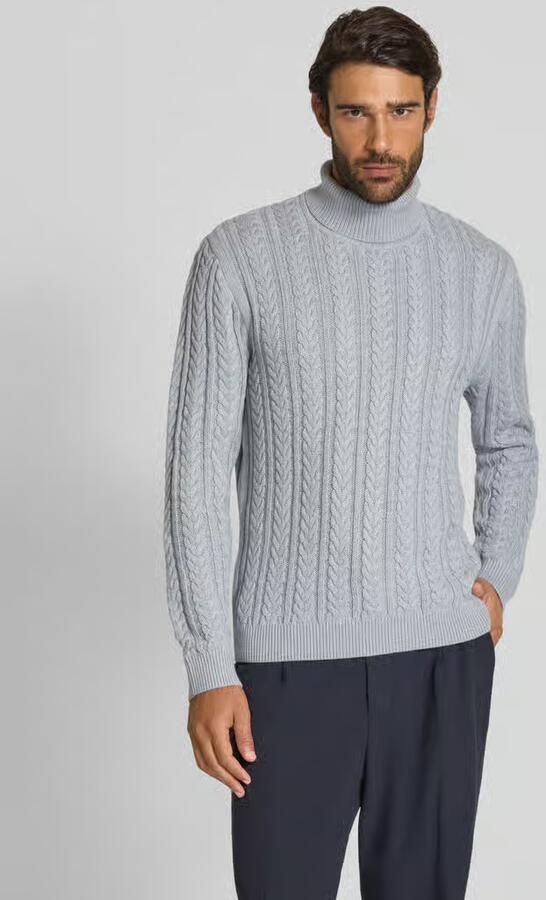 JACK & JONES Premium Coltrui met kabelpatroon - Foto 2