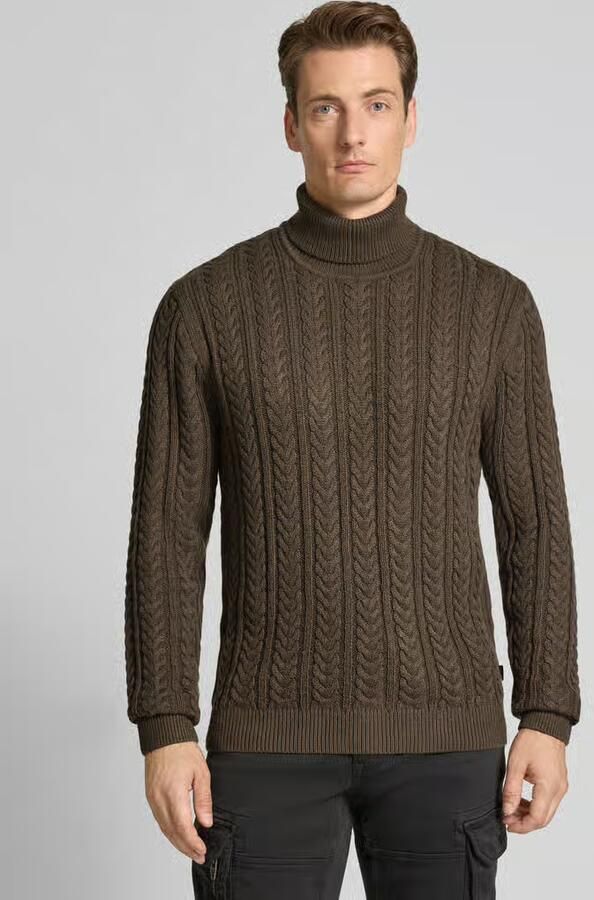 Jack & Jones Premium Gebreide pullover met kabelpatroon - Foto 3