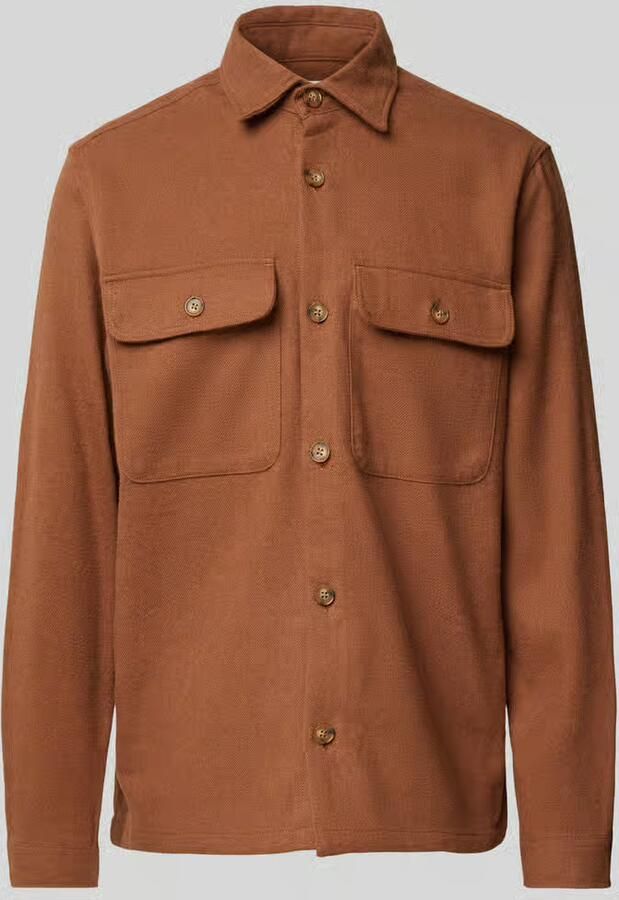 Jack & Jones Premium Comfort fit overhemdjack met klepzakken op de borst model 'RAYMOND' - Foto 2