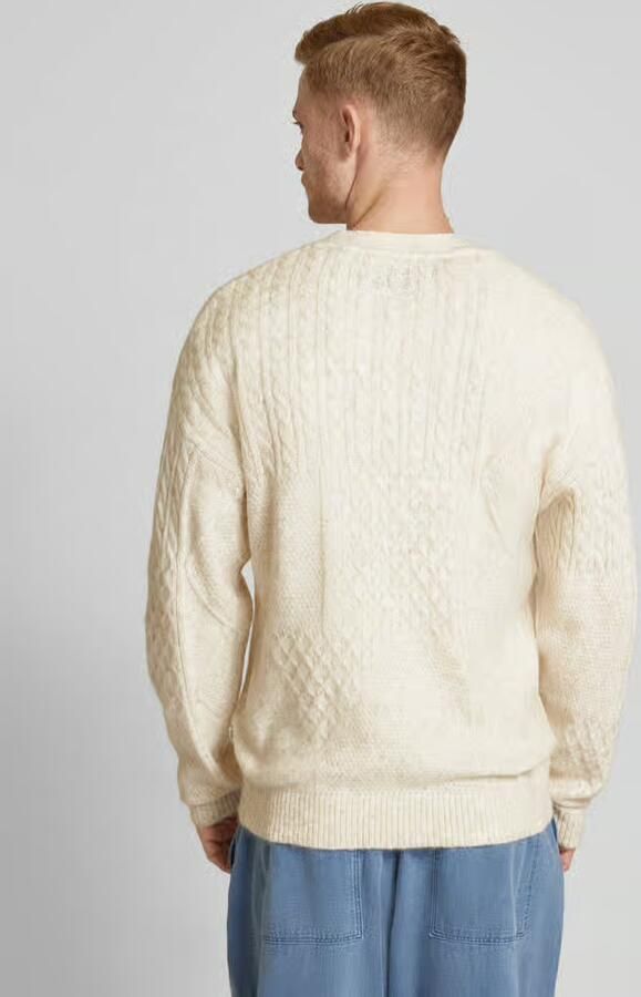Jack & Jones Premium Gebreid jack met kabelpatroon model 'MARKUS'