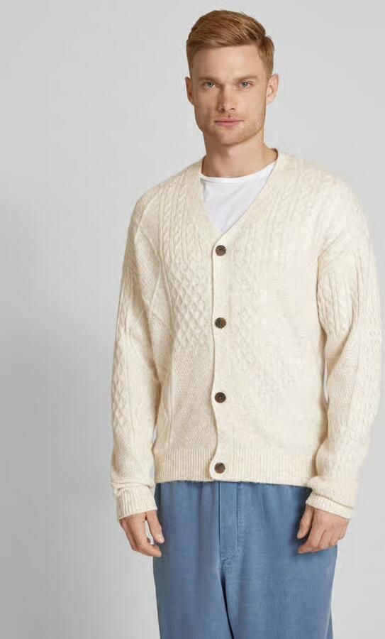 Jack & Jones Premium Gebreid jack met kabelpatroon model 'MARKUS' - Foto 2