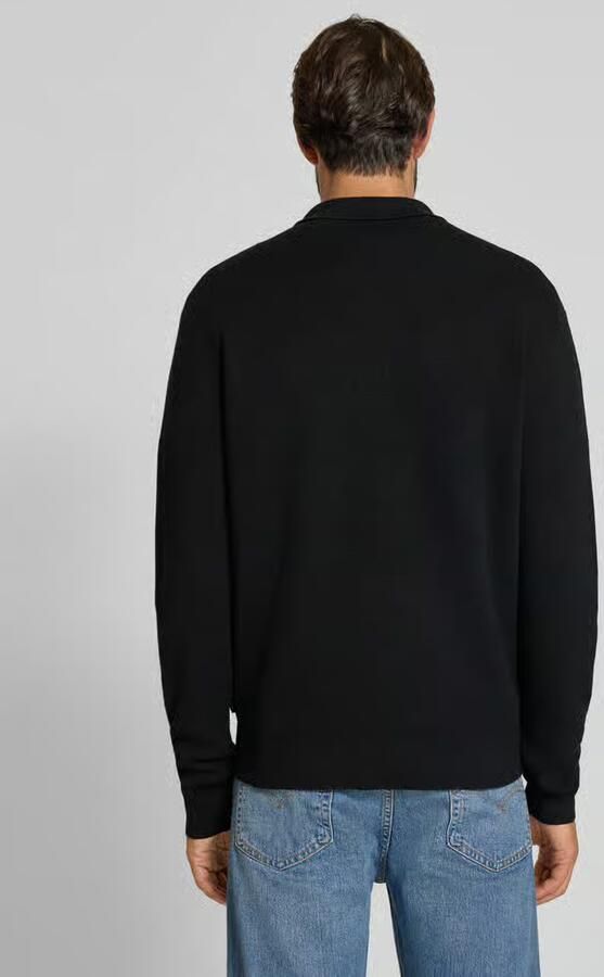 JACK & JONES Premium Gebreid jack met kentkraag model 'MILANO'