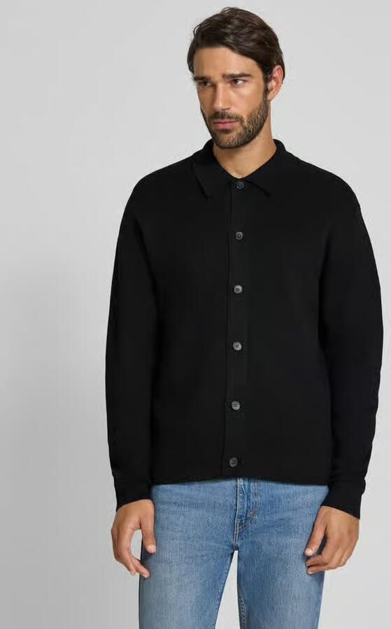 JACK & JONES Premium Gebreid jack met kentkraag model 'MILANO' - Foto 2