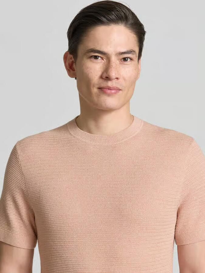JACK & JONES Premium Gebreid shirt met ronde hals model 'RILEY'
