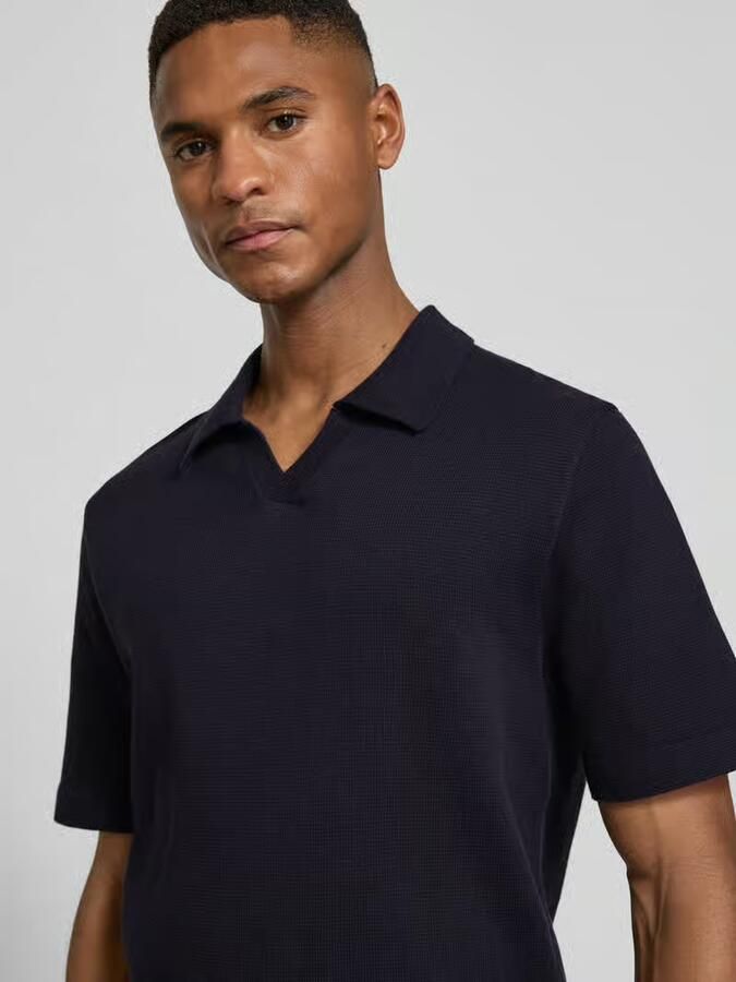 JACK & JONES Premium Gebreid shirt met V-hals Model 'MILANO' - Foto 4