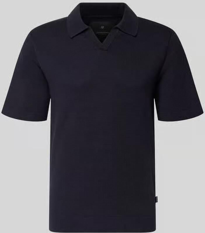JACK & JONES Premium Gebreid shirt met V-hals Model 'MILANO'