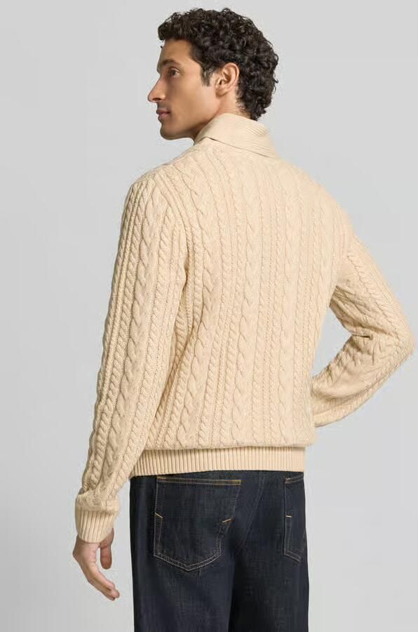 JACK & JONES Premium Gebreide pullover met kabelpatroon model 'CALLUM' - Foto 2