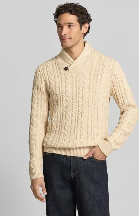 JACK & JONES Premium Gebreide pullover met kabelpatroon model 'CALLUM' - Foto 3