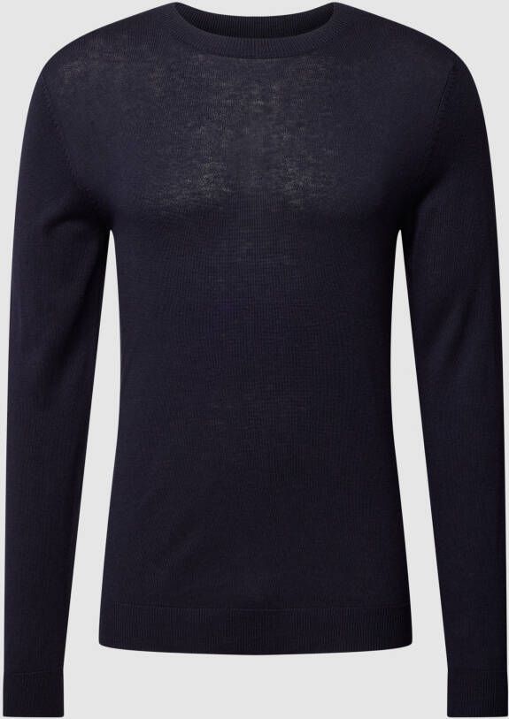 Jack & Jones Premium Gebreide pullover met lyocell model 'IGOR'