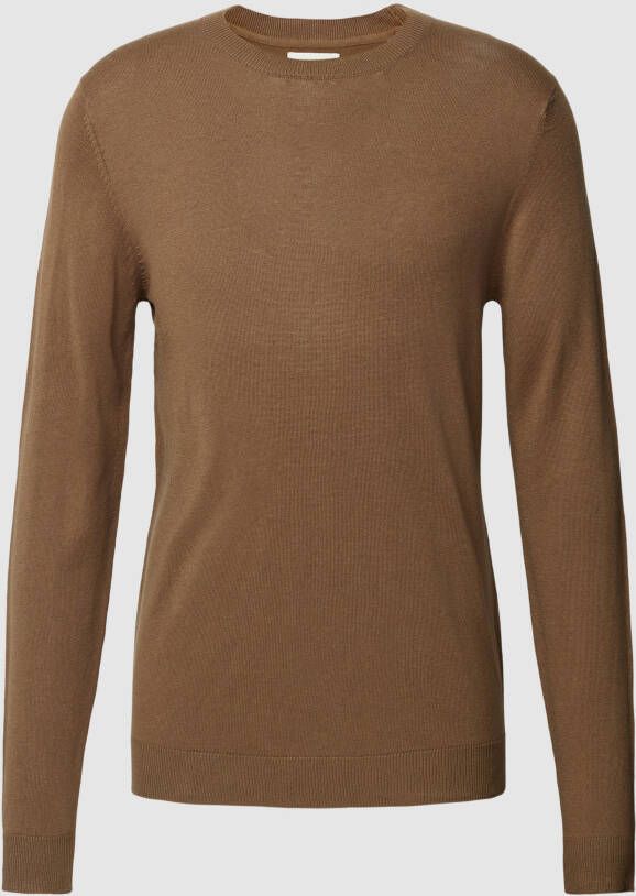 Jack & Jones Premium Gebreide pullover met lyocell model 'IGOR'