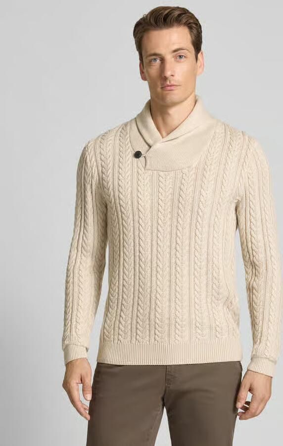 Jack & Jones Gebreide trui JPRBLUSEAN KNIT CABLE SHAWL NECK - Foto 11