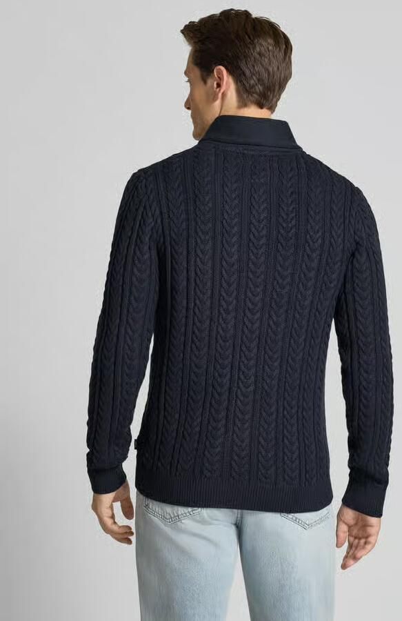 Jack & Jones Gebreide trui JPRBLUSEAN KNIT CABLE SHAWL NECK