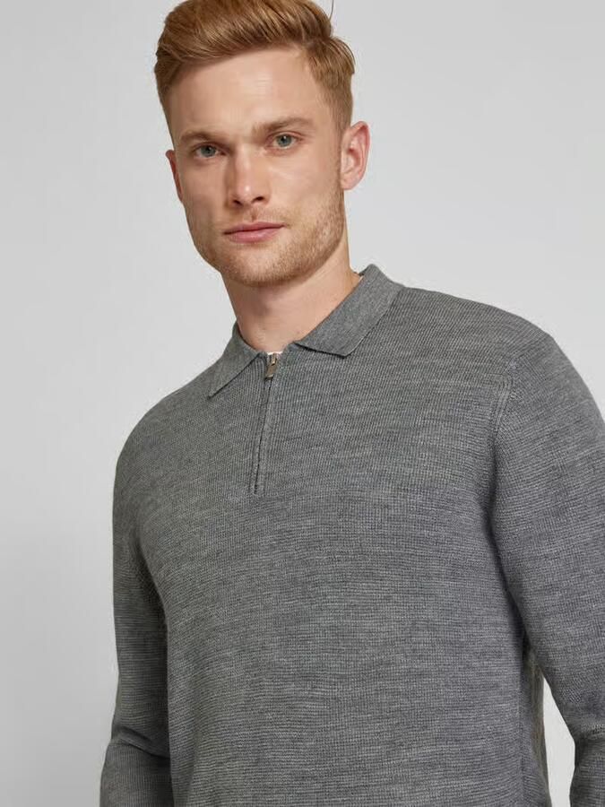 Jack & Jones Premium Gebreide pullover met polokraag
