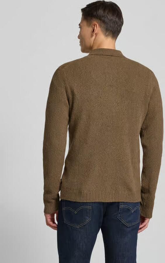 JACK & JONES Premium Gebreide pullover met polokraag model 'MAVERICK'