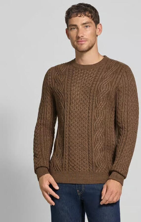 JACK & JONES Premium Gebreide pullover met ribboorden model 'BLUSEAN' - Foto 2