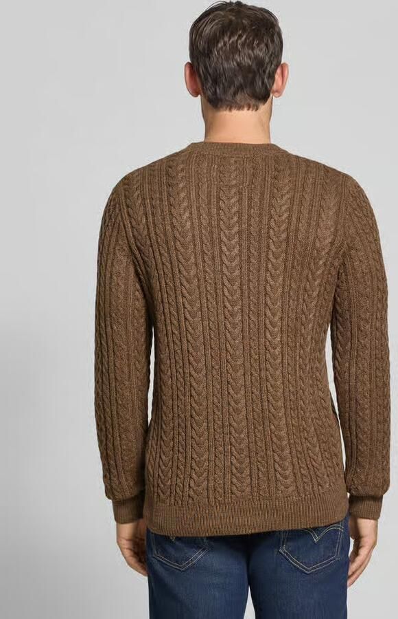 JACK & JONES Premium Gebreide pullover met ribboorden model 'BLUSEAN'