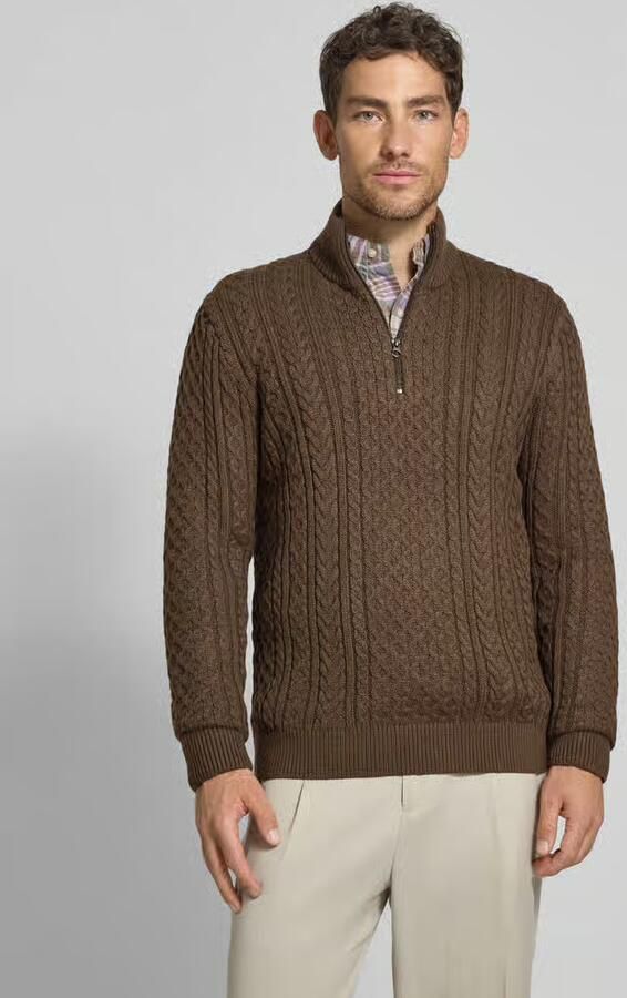 JACK & JONES Premium Gebreide pullover met ribboorden model 'BLUSEAN' - Foto 2