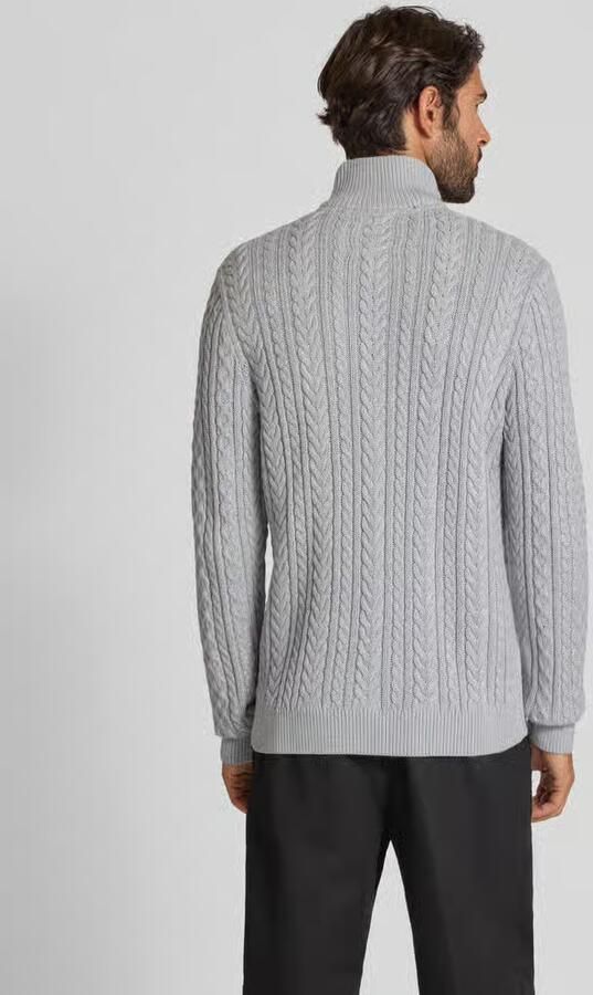 Jack & Jones Premium Gebreide pullover met ribboorden model 'BLUSEAN'