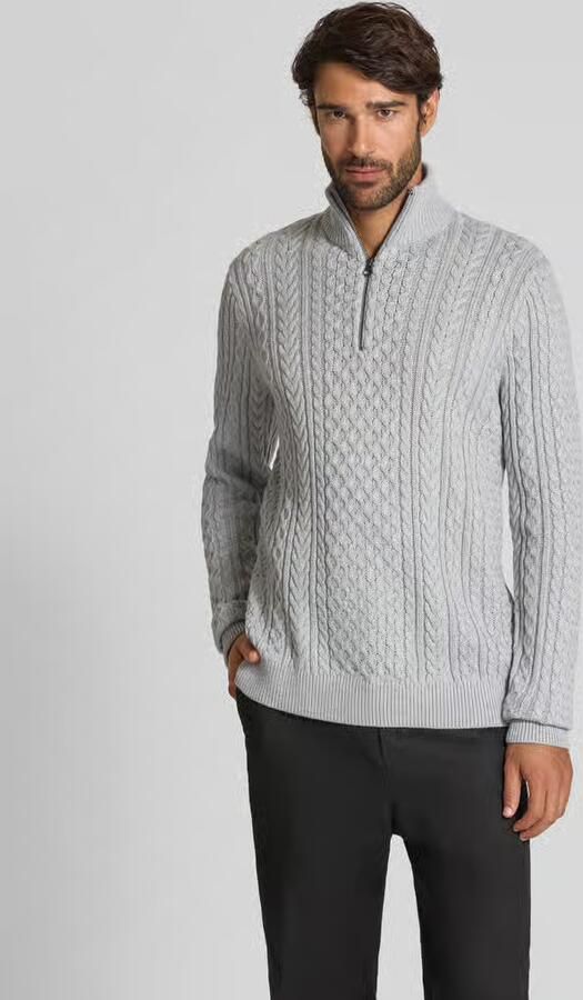 Jack & Jones Premium Gebreide pullover met ribboorden model 'BLUSEAN' - Foto 2