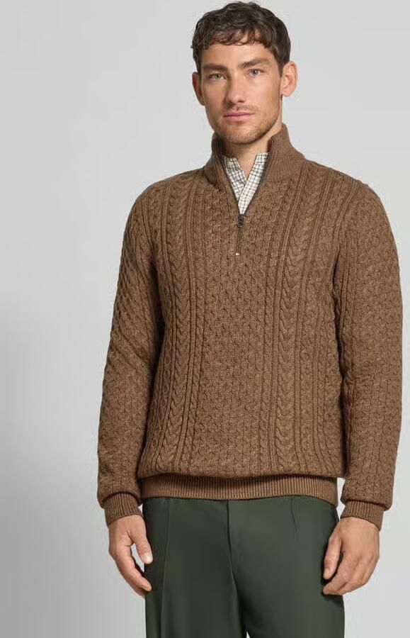 JACK & JONES Premium Gebreide pullover met ribboorden model 'BLUSEAN' - Foto 2