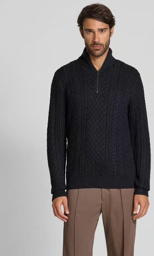 Jack & Jones Premium Gebreide pullover met ribboorden model 'BLUSEAN' - Foto 9