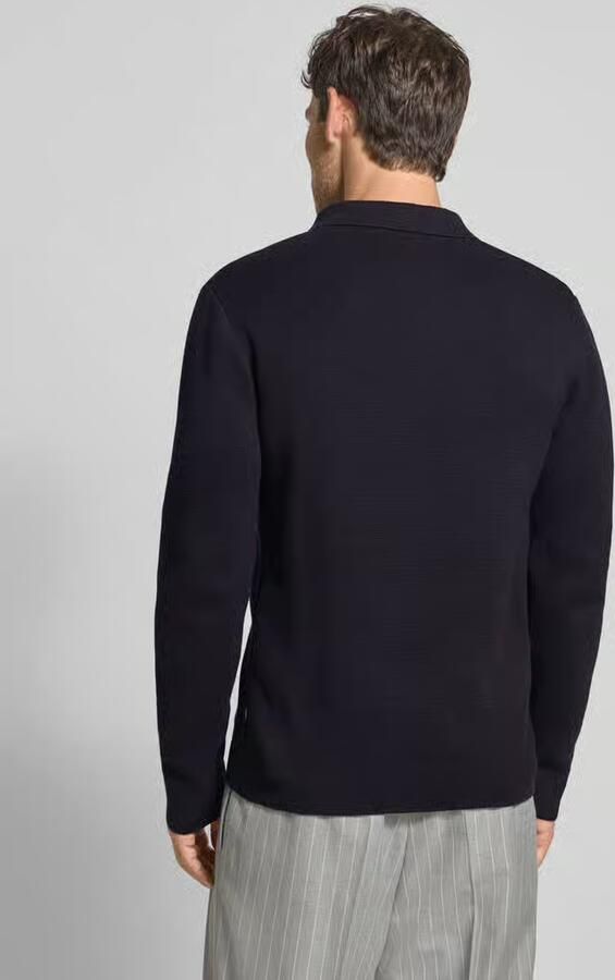 JACK & JONES Premium Gebreide pullover met ribboorden model 'MILANO'